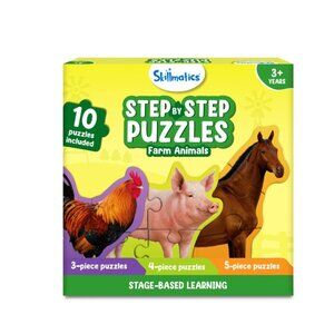 Skillmatics Step by Step Puzzles 40 Piece Jigsaw & Toddlers Puzzles, Montessori